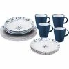 Brunner Lunch Box Dishes Set design blue ocean