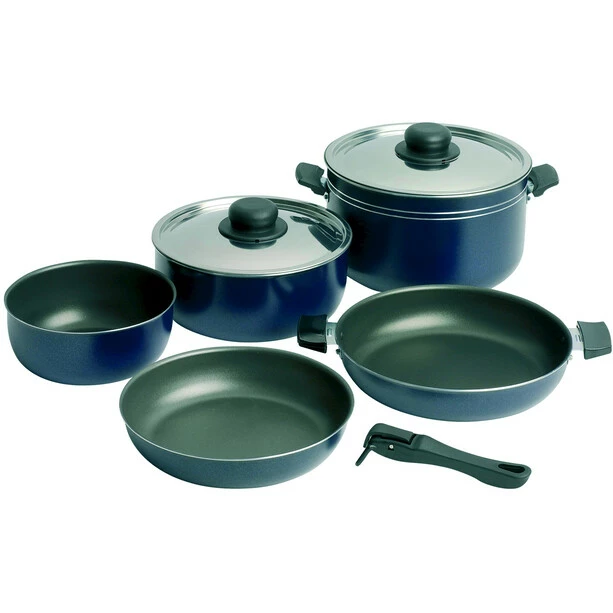 Campingaz Camping Crockery Set 9-Piece blue 1 Campingaz Camping Crockery Set 9-Piece blue