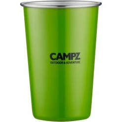 CAMPZ Stacking Cup Set Stainless Steel 4-Pieces multicolour -Cooking Sets Sales Store campz stapelbecher set edelstahl 4 stueck bunt 4