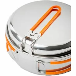 GSI Glacier Stainless 1 Person Mess Kit -Cooking Sets Sales Store gsi glacier stainless 1 person mess kit 3