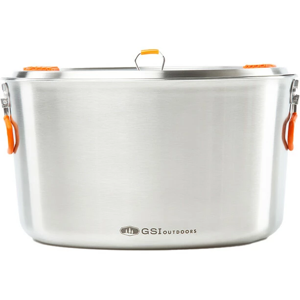 GSI Glacier Stainless Base Camper Cookware Set Large 3 GSI Glacier Stainless Base Camper Cookware Set Large - Image 3