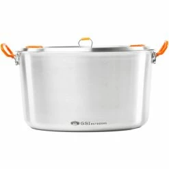 GSI Glacier Stainless Base Camper Cookware Set Large 9 GSI Glacier Stainless Base Camper Cookware Set Large -Cooking Sets Sales Store gsi glacier stainless base camper size l 4