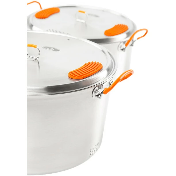 GSI Glacier Stainless Base Camper Cookware Set Large 5 GSI Glacier Stainless Base Camper Cookware Set Large - Image 5