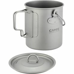 CAMPZ Titanium Hanging Pot 750ml 9 CAMPZ Titanium Hanging Pot 750ml -Cooking Sets Sales Store kingcamp titanium hanging pot 4