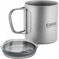 CAMPZ Titanium Thermo Cup 300ml -Cooking Sets Sales Store kingcamp titanium thermo cup 300ml 3