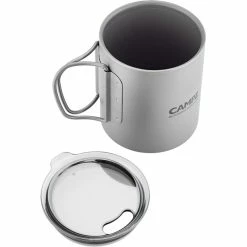 CAMPZ Titanium Thermo Cup 300ml -Cooking Sets Sales Store kingcamp titanium thermo cup 300ml 4