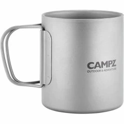 CAMPZ Titanium Thermo Cup 300ml -Cooking Sets Sales Store kingcamp titanium thermo cup 300ml 5