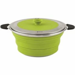 Outwell Collaps Pot with Lid 2500ml lime green