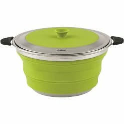 Outwell Collaps Pot with Lid 4500ml lime green