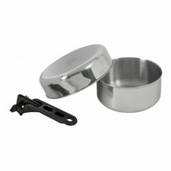 Basic Nature Biwak Junior Cooking Set Stainless Steel Kids