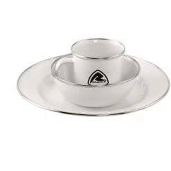 Robens Tongass Enamel Set Single white