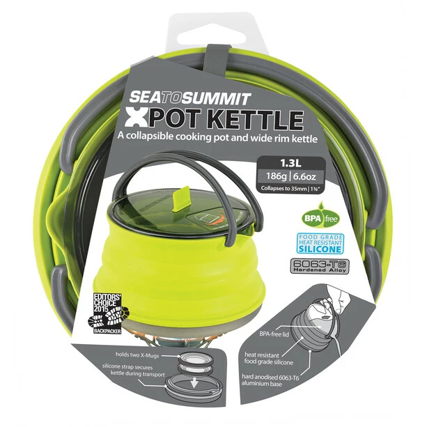 Sea to Summit X-Pot Kettle 1,3l lime 4 Sea to Summit X-Pot Kettle 1,3l lime - Image 4