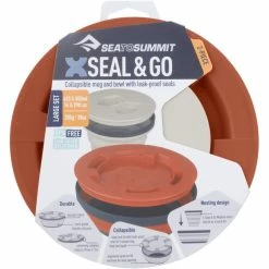 Sea to Summit X-Seal & Go Set L rust / sand 5 Sea to Summit X-Seal & Go Set L rust / sand -Cooking Sets Sales Store sea to summit x seal go set l rust sand 3
