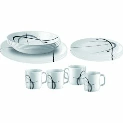 Brunner Melamine Dishes Set design serenade