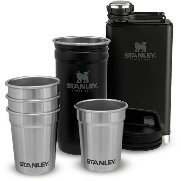 Stanley Adventure Shot & Flask Gift Set 236ml matte black 1 Stanley Adventure Shot & Flask Gift Set 236ml matte black