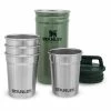 Stanley Adventure Shot Glass Set 4 x 59ml hammertone green