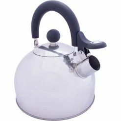 Vango Stainless Steel Kettle 2l with Folding Handle silver