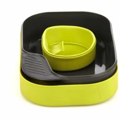 Wildo Camp-A-Box Dinner Set Basic lime