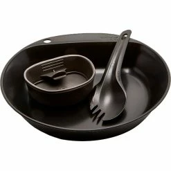 Wildo Pathfinder Kit Dinner Set black/dark grey